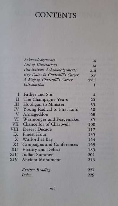 Winston Churchill A brief life - Piers Brendon (Hard cover with DJ)