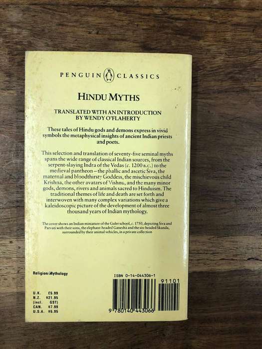 Hindu Myths - Wendy Doniger O'Flaherty (Paperback)