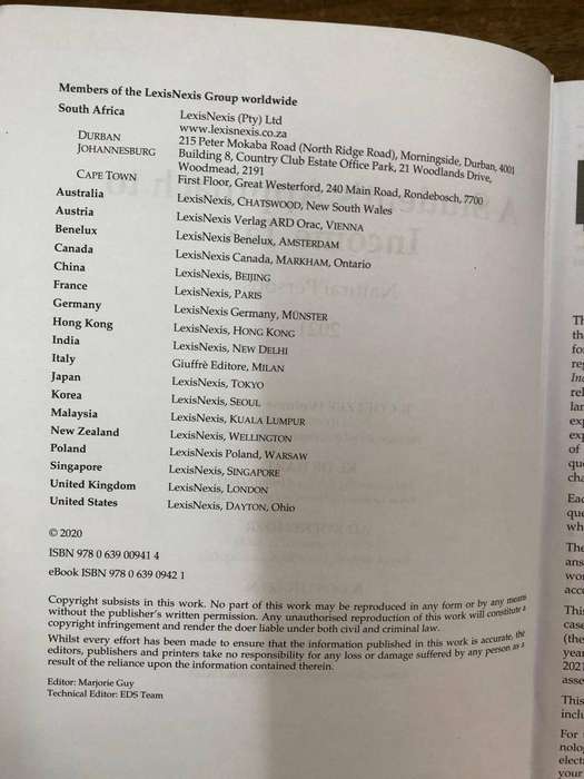 A Student's Approach to Income Tax 2021 Natural Persons - K Coetzee (Paperback)