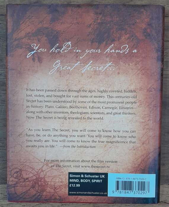 The Secret - Rhonda Byrne (Hardcover book with dj)