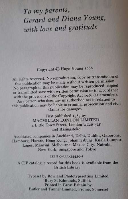 One of Us - Hugo Young ( Hard cover with DJ)