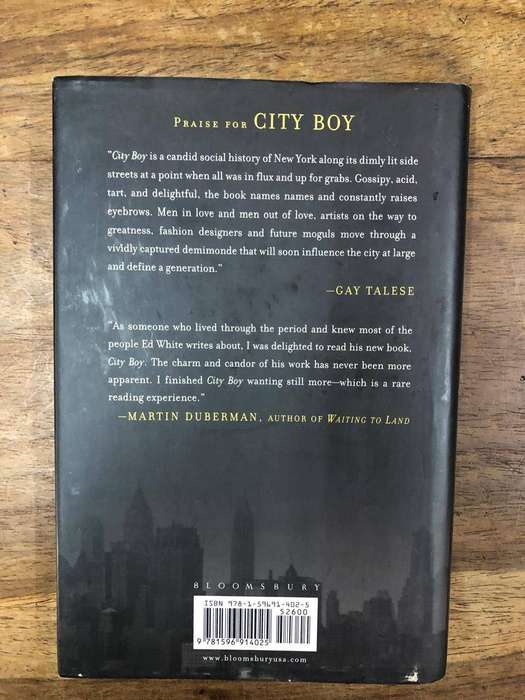 City Boy - Edmund White (Hardcover with dj)