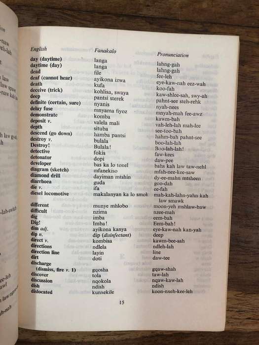 Miners' Dictionary - Chamber of Mines Services (Paperback)