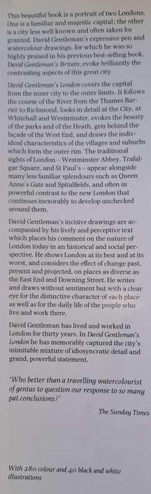 David Gentleman's London - David Gentleman (Hard cover with DJ)