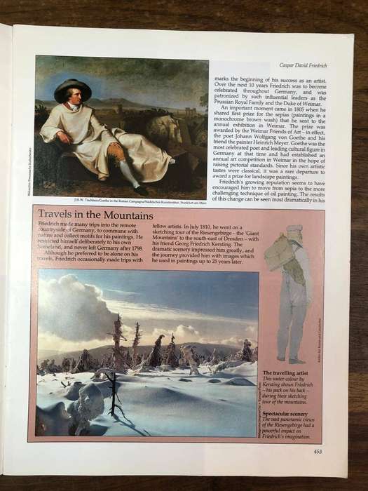 The Great Artists 15 (Friedrich) - A Marshall Cavendish Weekly Collection (Paperback)