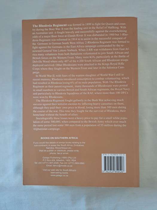 The Rhodesia Regiment. - Alexandre Binda (Paperback)
