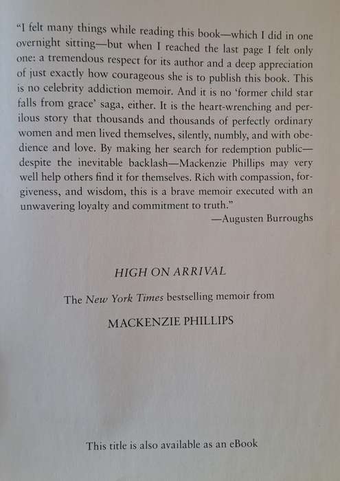 High On Arrival - Mackenzie Phillips (Paperback)