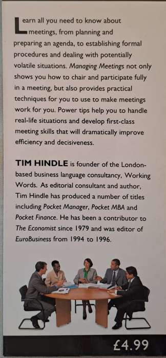 Managing Meetings - Tim Hindle