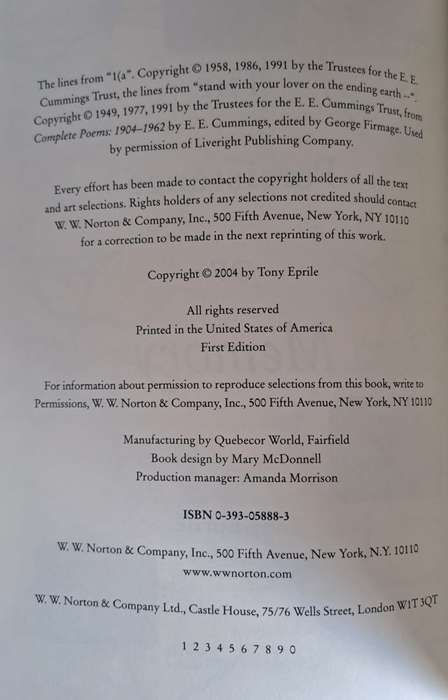 The Persistence of Memory. - Tony Eprile (Hardcover with DJ)