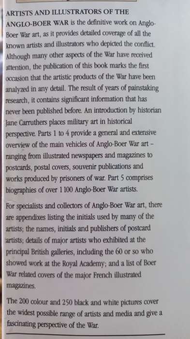 Artists & Illustrators of the Anglo-Boer War. - Ryno Greenwall