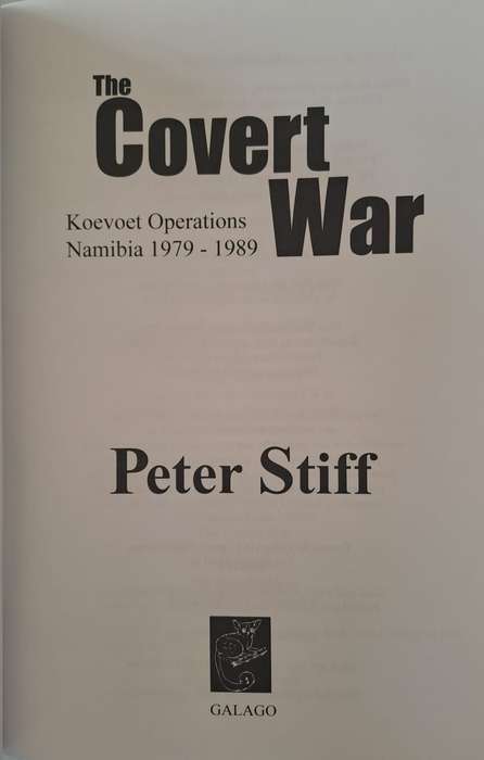 The Covert War. - Peter Stiff (Softcover)
