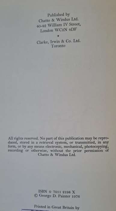 William Caxton - George D Painter (Hardcover with DJ)