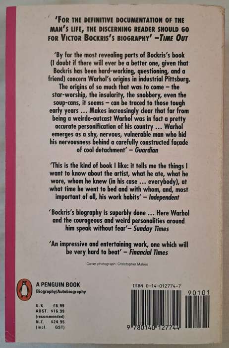 Warhol - Victor Bockris (Paperback)