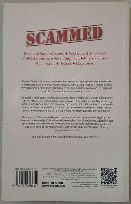 Scammed, Cons and Scams Revealed - Mapstudio (Paperback)