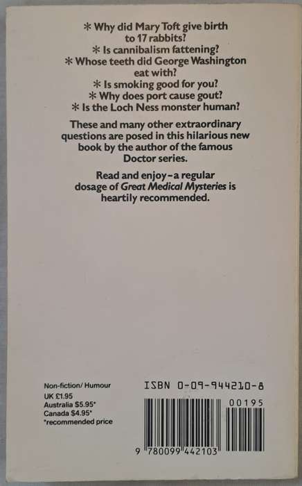 Great Medical Mysteries -  Richard Gordon (Paperback)