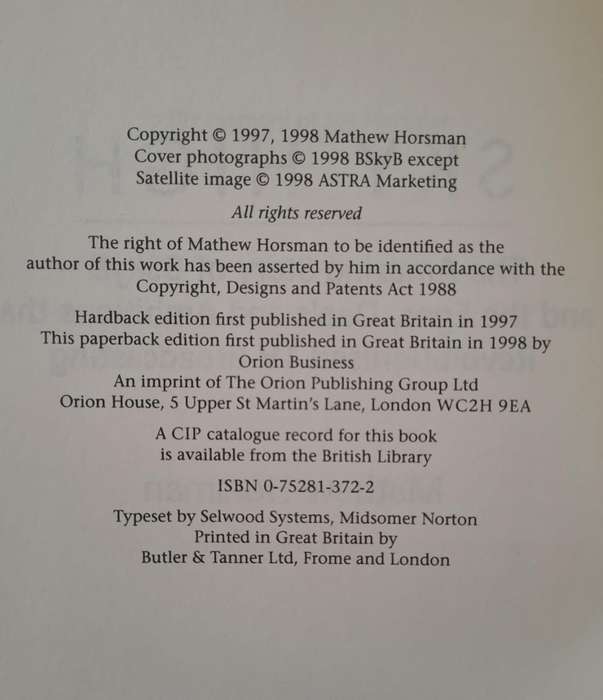 Sky High: The Amazing Story of BskyB - Mathew Horsman (Paperback)