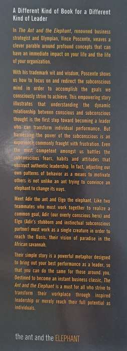 The Ant and the Elephant: Leadership For the Self - Vince Poscente (Paperback)
