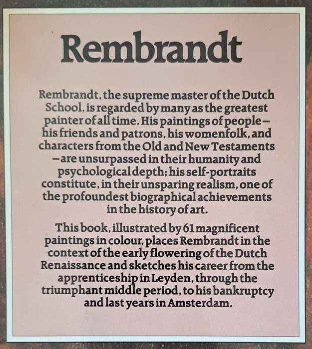 Rembrandt - John Jacob (Hardcover)