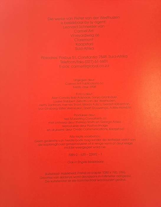 Pieter van Der Westhuizen - Leonard Schneider (Hardcopy)