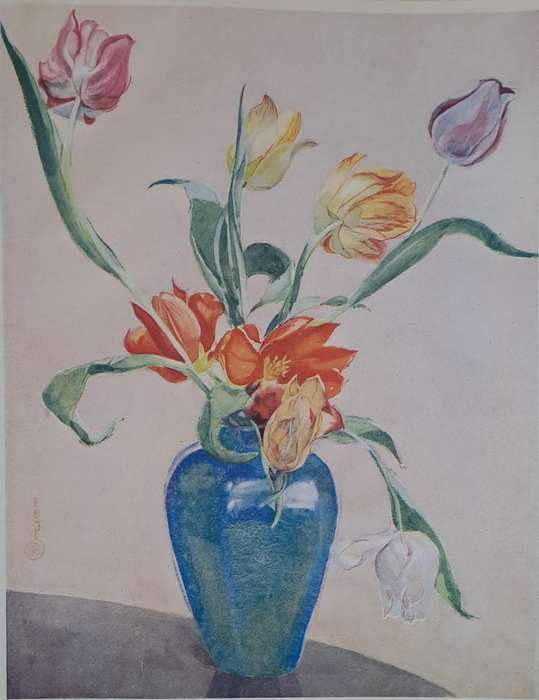 The Technique of flower painting - Esther Borough (Hardcover)