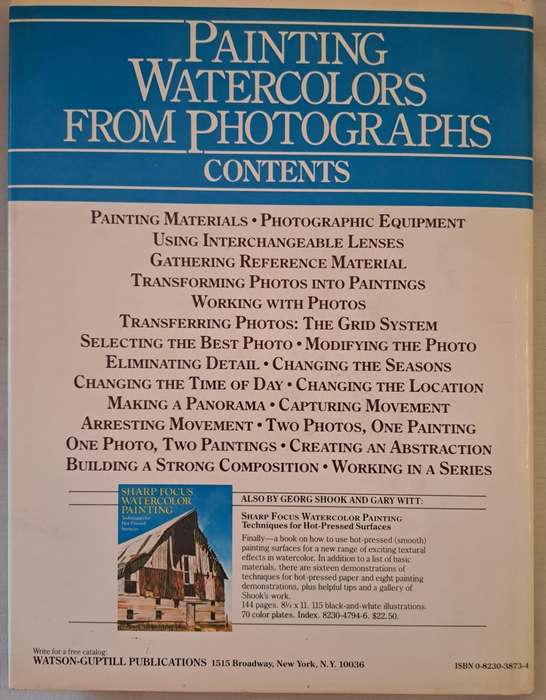 Painting watercolors from Photographers - George Shook (Hardcover)