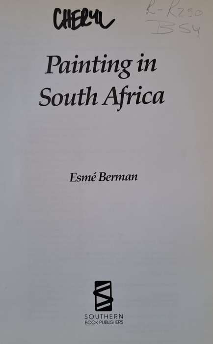 Painting in South Africa - Esme Berman (Hardcover)