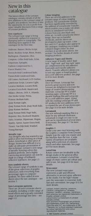 Reference book - Esselte Letraset (Paperback)