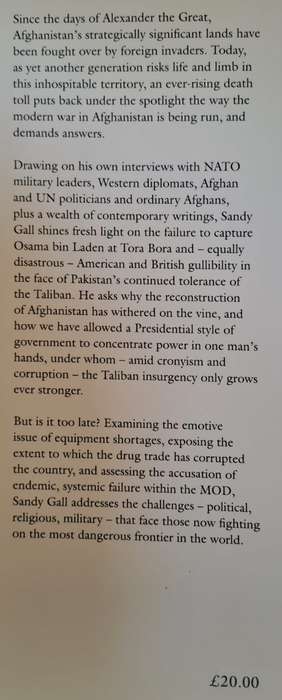 War against the Taliban - Sandy Gall (Hardcover)