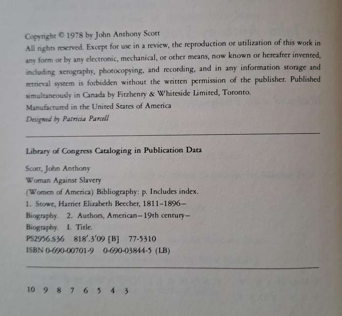 Woman against Slavery - John Anthony Scott (Hardcover)