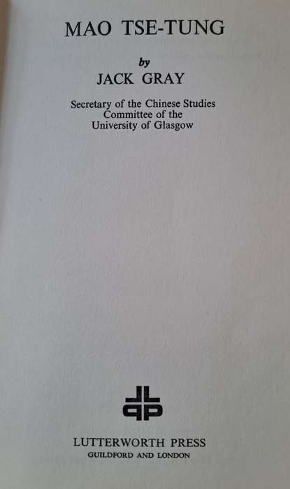 Mao Tse-tung - Jack Gray (Paperback)