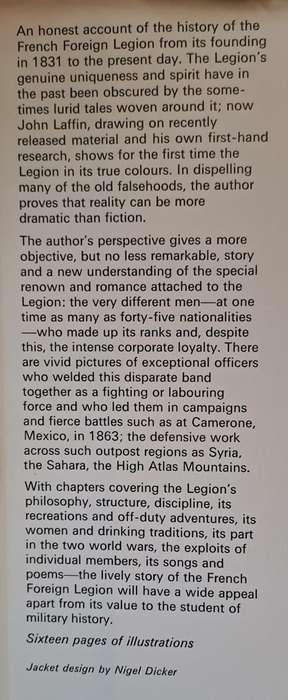 The French foreign Legion - John Laffin (Hardcover)