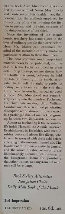 The Traitors  - Alan Moorehead (Hardcover)