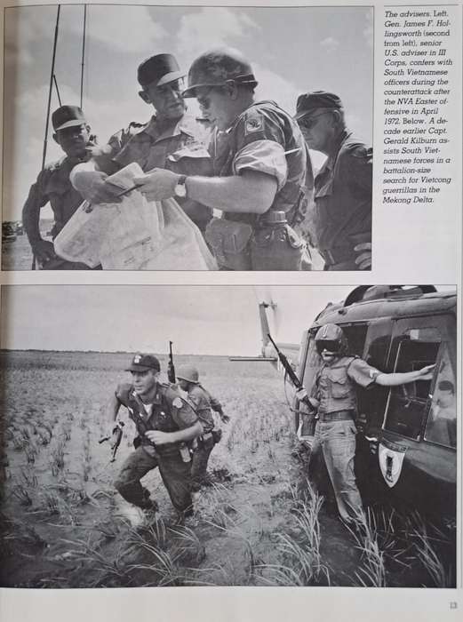 The Vietnam Experience (Flag into battle) - Boston publishing company (Hard cover with no DJ)