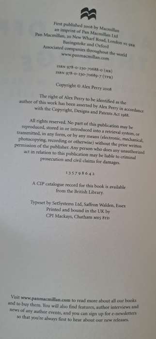 Falling off the Edge - Alex Perry (Paperback)