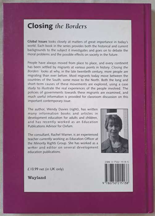 Closing the Borders - Wendy Davies (Hard cover with no DJ)