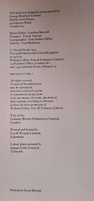 The Opening of the World - David Divine (Hard cover with DJ)