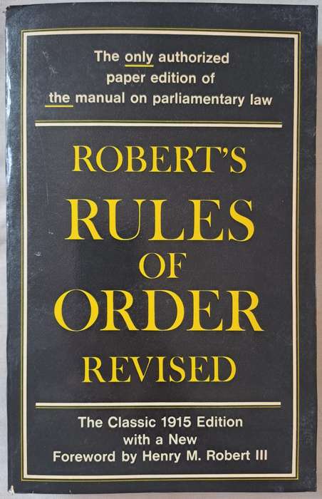 Roberts rules of order revised - Henry M. Robert (paperback)