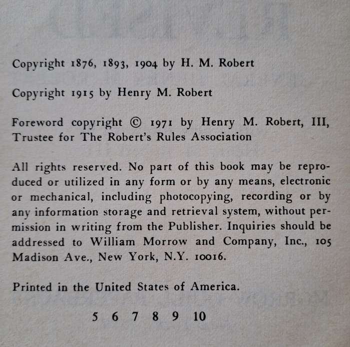 Roberts rules of order revised - Henry M. Robert (paperback)