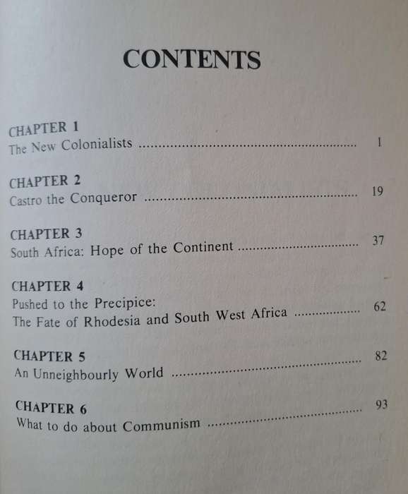 The Communist Threat to Southern Africa (paperback)
