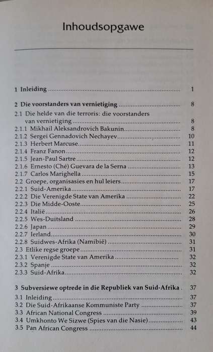 Terrorisme die Feite - R. J. Greyling (Hard cover with no dj)
