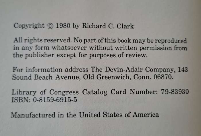 Technological Terrorism - Richard C. Clark (Hard cover with DJ)