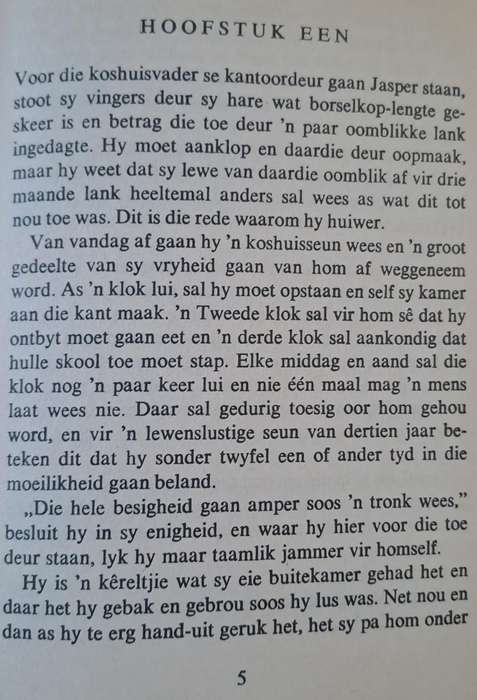 Jasper op kosskool - C. F. Beyers-Boshoff (hart cover with no dj)