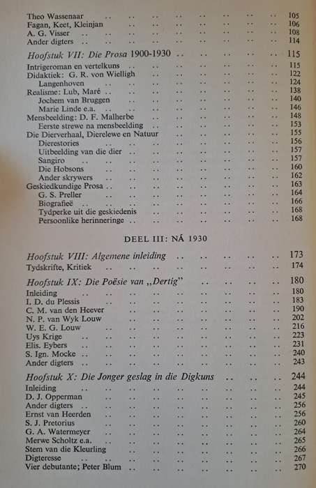 Afrikaanse Literatuurgeskiedenis -DR. G. Dekker (Hard cover with no DJ)