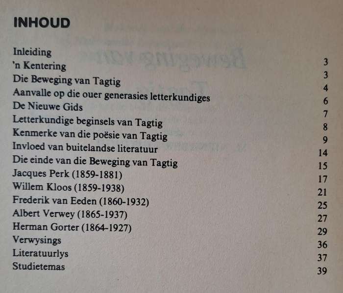 Beweging van Tagtig - M. Nienaber (Paperback)