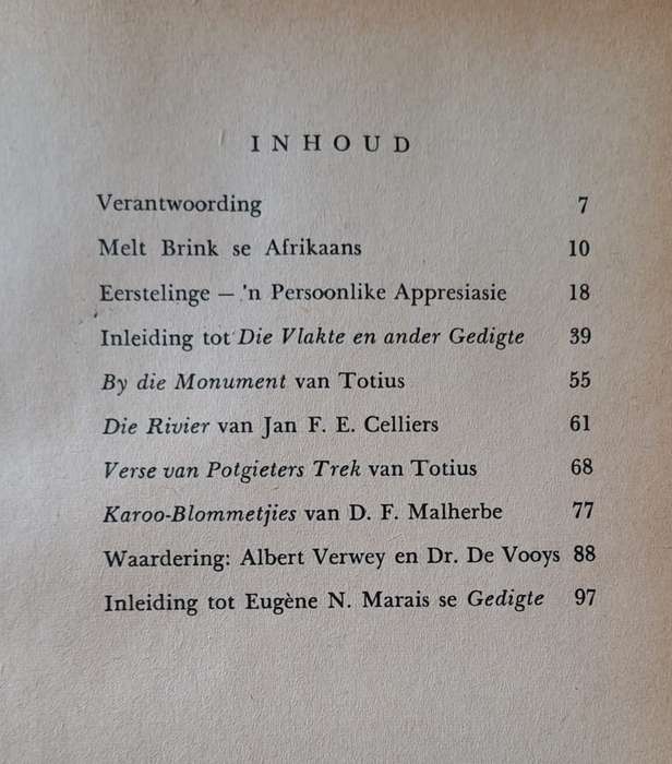 Eerstelinge - D. J. Opperman (hard cover with no DJ)