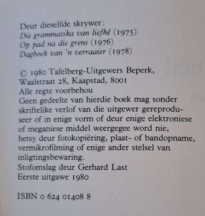 Tuiste in eie Taal - J.C Steyn (hard cover with dj)
