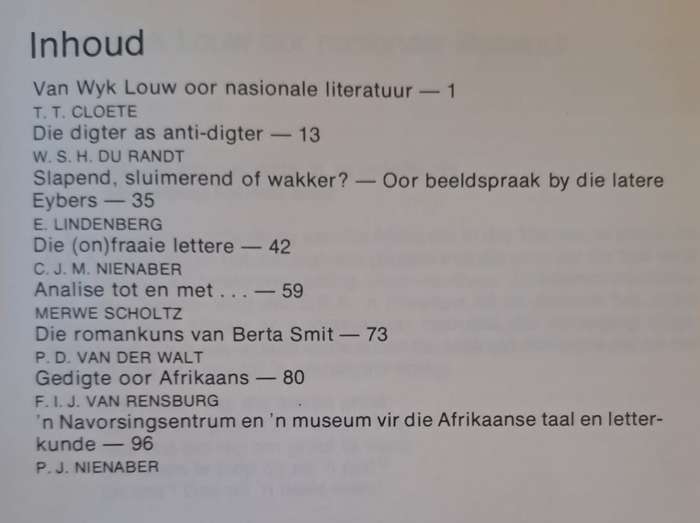 1875-1975 Studies oor die Afrikaans Letterkunde (hard cover dj)
