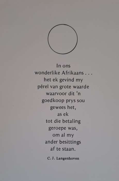 Afrikaans Ons perel van groot waarde (hard cover with dj)