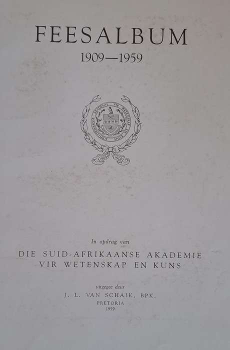 Feesalbum 1909-1959 (hard cover with no dj)