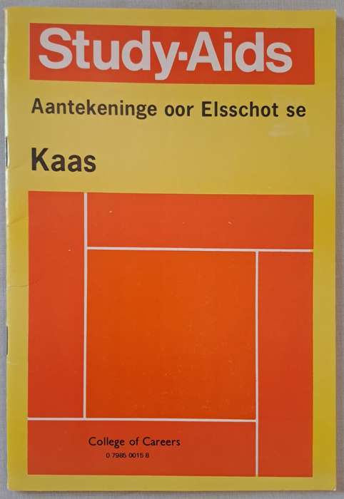 Aantekeninge oor Elsschot se Kaas - Study-Aids ( paperback)
